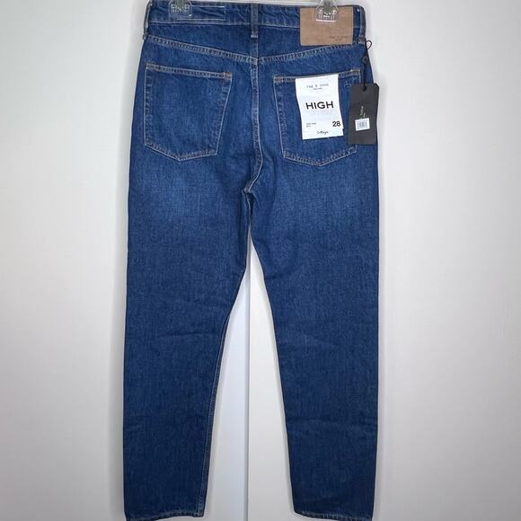 Rag & Bone NWT Maya High Waist Ankle Slim Straight Leg Jeans JASPER Size 28 $275 - Picture 2 of 9